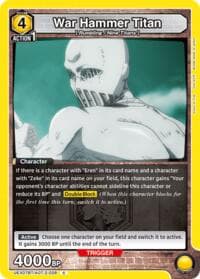 War Hammer Titan - UEX07BT: Attack on Titan Vol. 2 - Union Arena card