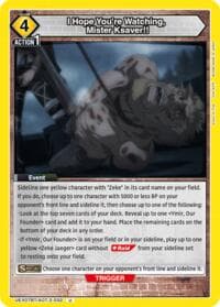 I Hope You're Watching, Mister Ksaver!! - UEX07BT: Attack on Titan Vol. 2 - Union Arena card