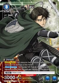 Levi (041) (R*) - UEX07BT: Attack on Titan Vol. 2 - Union Arena card