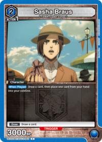 Sasha Braus (043) - UEX07BT: Attack on Titan Vol. 2 - Union Arena card