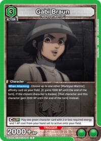 Gabi Braun (050) - UEX07BT: Attack on Titan Vol. 2 - Union Arena card