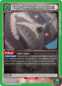 Zeke Jaeger (Beast Titan) (053) - UEX07BT: Attack on Titan Vol. 2 - Union Arena card