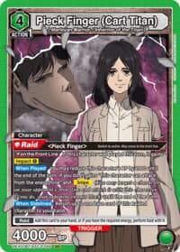 Pieck Finger (Cart Titan) - UEX07BT: Attack on Titan Vol. 2 - Union Arena card
