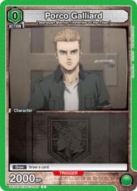Porco Galliard - UEX07BT: Attack on Titan Vol. 2 - Union Arena card