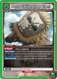 Porco Galliard (Jaw Titan) - UEX07BT: Attack on Titan Vol. 2 - Union Arena card