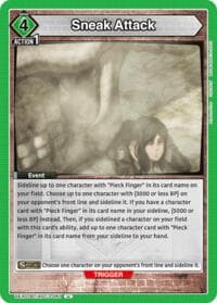 Sneak Attack - UEX07BT: Attack on Titan Vol. 2 - Union Arena card
