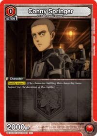 Conny Springer (063) - UEX07BT: Attack on Titan Vol. 2 - Union Arena card
