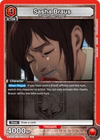 Sasha Braus (065) - UEX07BT: Attack on Titan Vol. 2 - Union Arena card