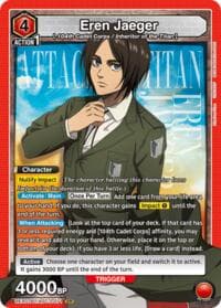 Eren Jaeger (071) - UEX07BT: Attack on Titan Vol. 2 - Union Arena card
