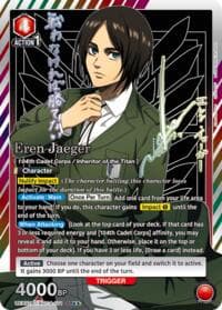 Eren Jaeger (071) (SR**) - UEX07BT: Attack on Titan Vol. 2 - Union Arena card