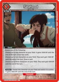 Seafood - UEX07BT: Attack on Titan Vol. 2 - Union Arena card
