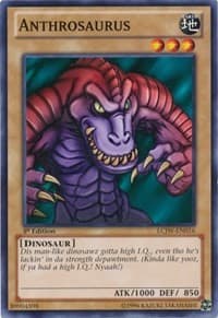 Anthrosaurus - Legendary Collection 4: Joey's World - YuGiOh card