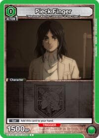 Pieck Finger (054) (Box Topper Foil) - UEX07BT: Attack on Titan Vol. 2 - Union Arena card