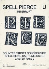 Spell Pierce (0030) - Secret Lair x MSCHF: The Zeta Set - Magic: The Gathering card