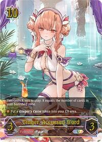 Ginger, Accursed Word - PCS01: Summer Edition Vol. 1 - Shadowverse: Evolve card
