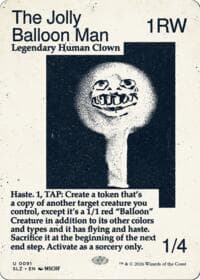 The Jolly Balloon Man (0091) - Secret Lair x MSCHF: The Zeta Set - Magic: The Gathering card