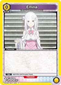 Emilia (022) (Box Topper Foil) - UE24BT: Re:ZERO -Starting Life in Another World- - Union Arena card