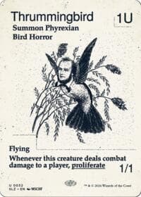 Thrummingbird (0032) - Secret Lair x MSCHF: The Zeta Set - Magic: The Gathering card