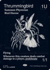 Thrummingbird (0153) - Secret Lair x MSCHF: The Zeta Set - Magic: The Gathering card