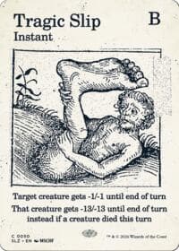 Tragic Slip (0050) - Secret Lair x MSCHF: The Zeta Set - Magic: The Gathering card