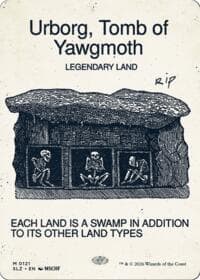 Urborg, Tomb of Yawgmoth (0121) - Secret Lair x MSCHF: The Zeta Set - Magic: The Gathering card