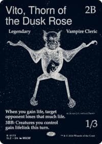 Vito, Thorn of the Dusk Rose (0173) - Secret Lair x MSCHF: The Zeta Set - Magic: The Gathering card