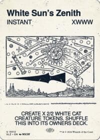 White Sun's Zenith (0012) - Secret Lair x MSCHF: The Zeta Set - Magic: The Gathering card