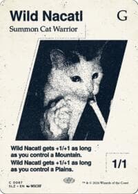 Wild Nacatl (0087) - Secret Lair x MSCHF: The Zeta Set - Magic: The Gathering card