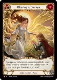 Blessing of Suraya (Extended Art) - Usurp the Shadow Throne - Flesh and Blood TCG card