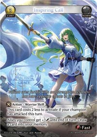Inspiring Call (Ascent Grace) - Promotional Cards - Grand Archive TCG card