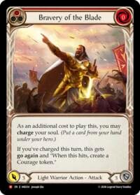 Bravery of the Blade - Usurp the Shadow Throne - Flesh and Blood TCG card
