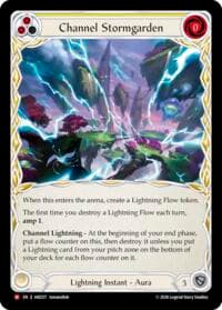 Channel Stormgarden - Usurp the Shadow Throne - Flesh and Blood TCG card
