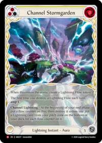 Channel Stormgarden (Extended Art) - Usurp the Shadow Throne - Flesh and Blood TCG card