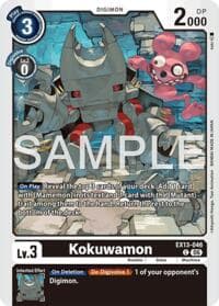 Kokuwamon - Chivalrous XIII - Digimon Card Game card