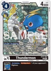 Thundermon - Chivalrous XIII - Digimon Card Game card