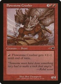 Flowstone Crusher - Nemesis - Magic: The Gathering card