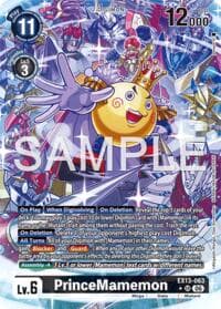 PrinceMamemon (Alternate Art) - Chivalrous XIII - Digimon Card Game card