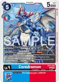 Coredramon - EX13-018 - Chivalrous XIII - Digimon Card Game card