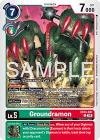 Groundramon - Chivalrous XIII - Digimon Card Game card
