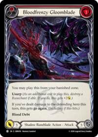 Bloodfrenzy Gloomblade (Red) - Silver Age: Usurp the Shadow Throne - Flesh and Blood TCG card