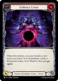 Embrace Ursur (Red) - Silver Age: Usurp the Shadow Throne - Flesh and Blood TCG card