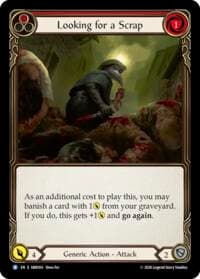 Looking for a Scrap - Silver Age: Usurp the Shadow Throne - Flesh and Blood TCG card