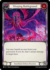 Weeping Battleground - Silver Age: Usurp the Shadow Throne - Flesh and Blood TCG card