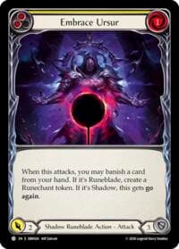 Embrace Ursur (Yellow) - Silver Age: Usurp the Shadow Throne - Flesh and Blood TCG card