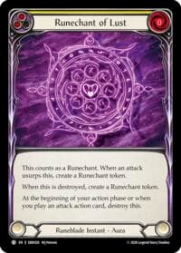 Runechant of Lust - Silver Age: Usurp the Shadow Throne - Flesh and Blood TCG card