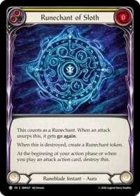 Runechant of Sloth - Silver Age: Usurp the Shadow Throne - Flesh and Blood TCG card