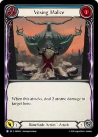 Vexing Malice - Silver Age: Usurp the Shadow Throne - Flesh and Blood TCG card