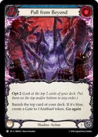 Pull From Beyond (Blue) - Silver Age: Usurp the Shadow Throne - Flesh and Blood TCG card