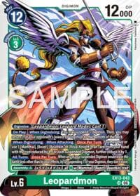 Leopardmon - Chivalrous XIII - Digimon Card Game card