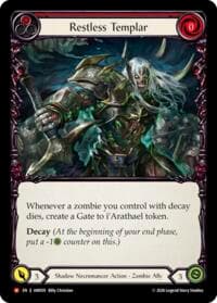Restless Templar - Usurp the Shadow Throne - Flesh and Blood TCG card